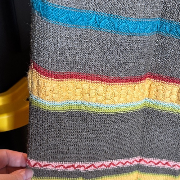 Double D Ranch Linen Blend Multicolor Striped Maxi Pencil Skirt Size Large - Picture 5 of 9